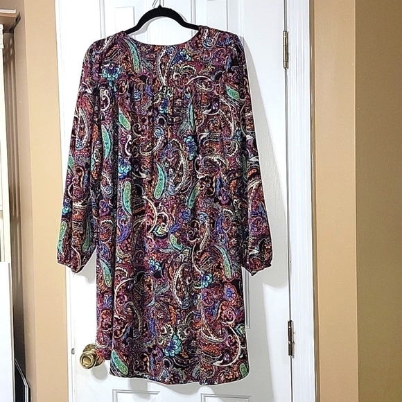 Emma & Michele Dress Paisley Boho Flowy PXL EUC - Picture 5 of 9